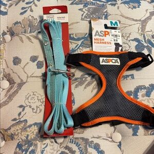 Martha Stewart Pets Fashion Leash 6FT Baby Blue Velvet Rhinestone